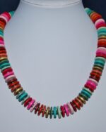 Ceramic disc necklace - Penny's Blend