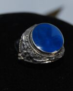 Large Abalone shell, highly decorative silver ring