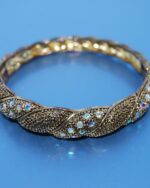 1950's American Cocktail hinged bangle